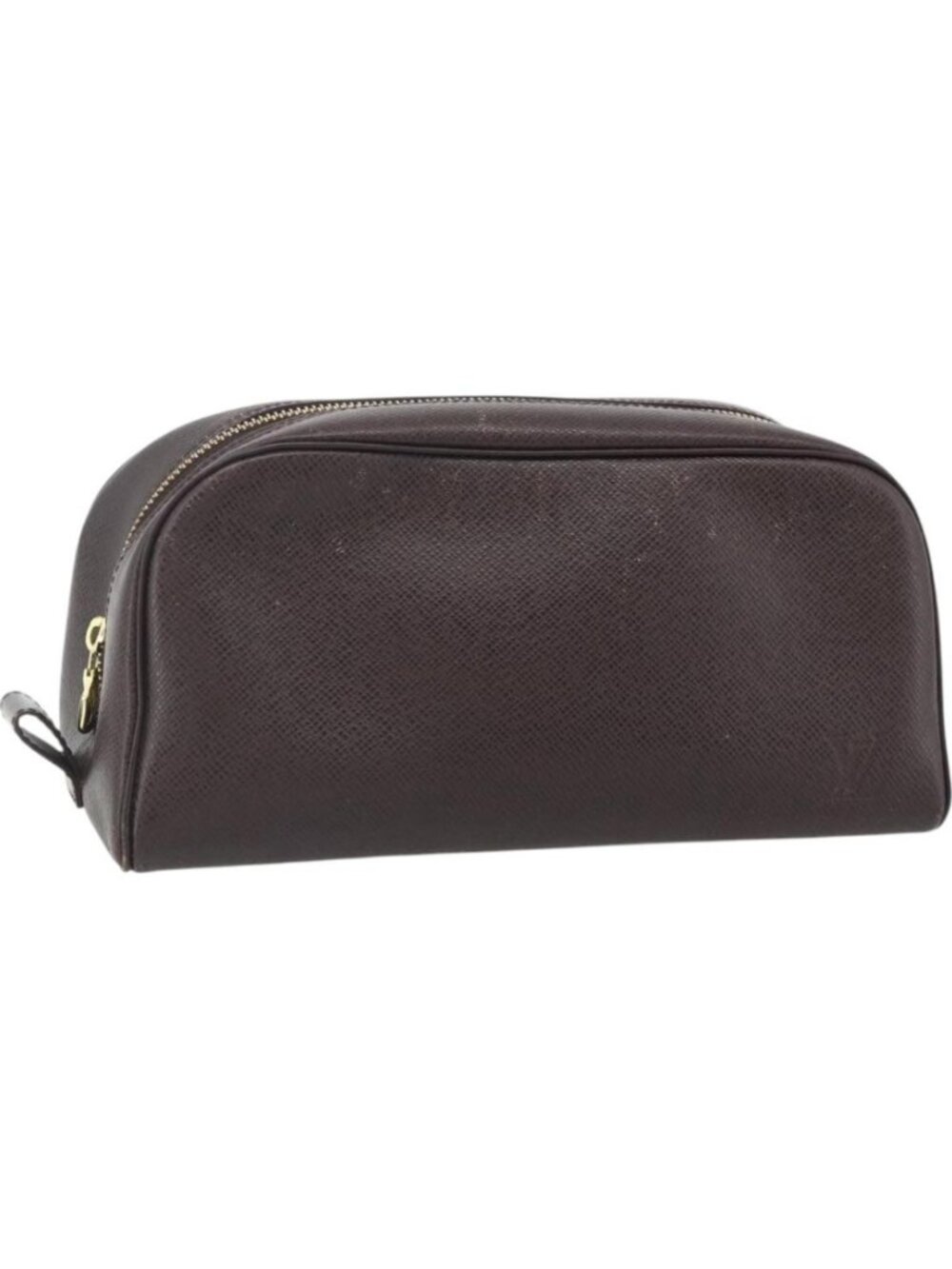 LOUIS VUITTON Taiga Trousse Toilette PM Clutch Bag Acajou M30226